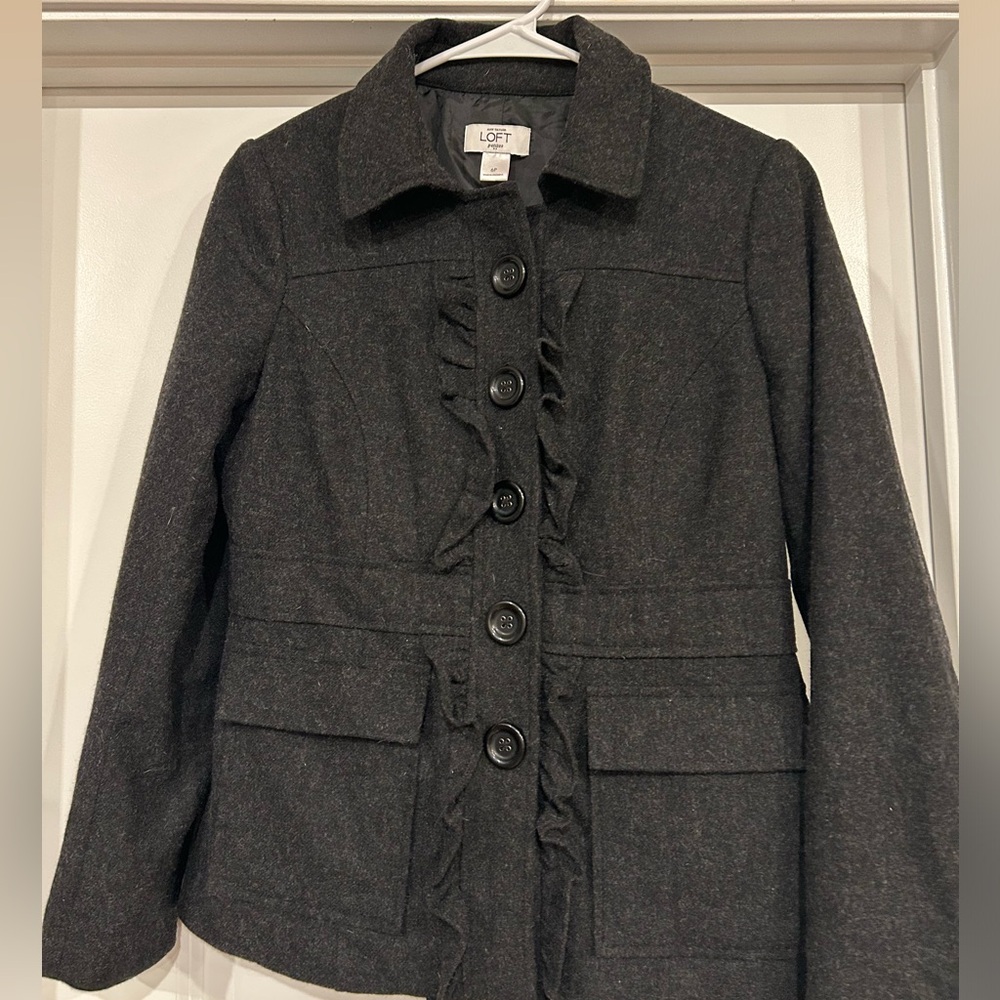 Ann Taylor Loft Petite Pea Coat